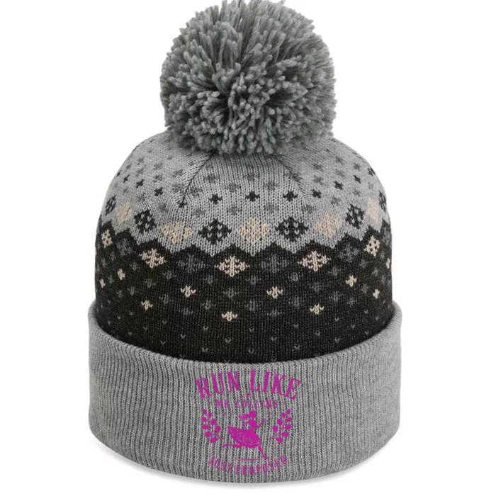 Run Like Mr Collins Just Proposed Vintage Design The Baniff Cuffed Pom Beanie