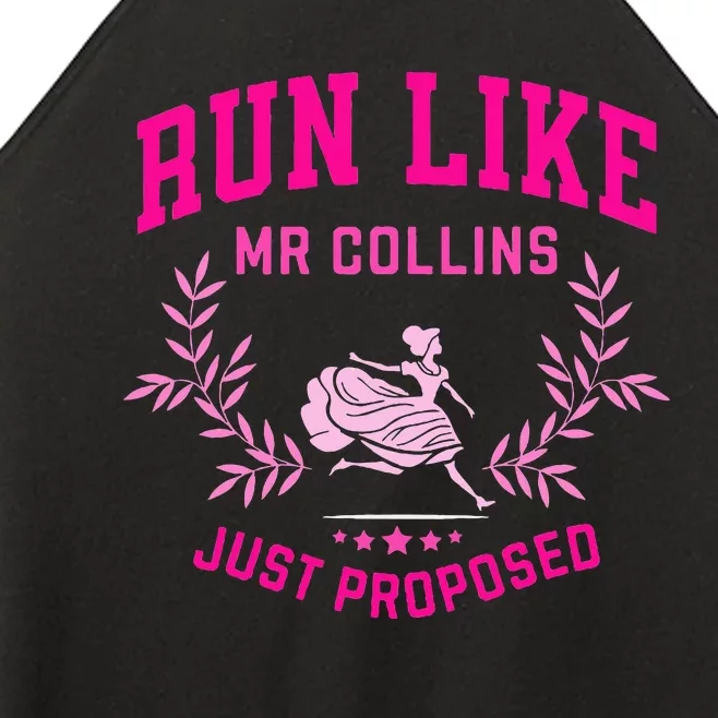 Run Like Mr Collins Just Proposed Women’s Perfect Tri Rocker Tank