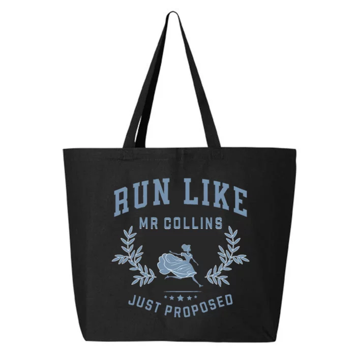 Run Like Mr Collins Just Proposed Funny Books And Running 25L Jumbo Tote