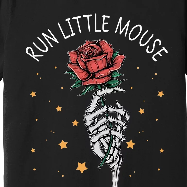 Run Little Mouse Book Lover Smut Reader Premium T-Shirt