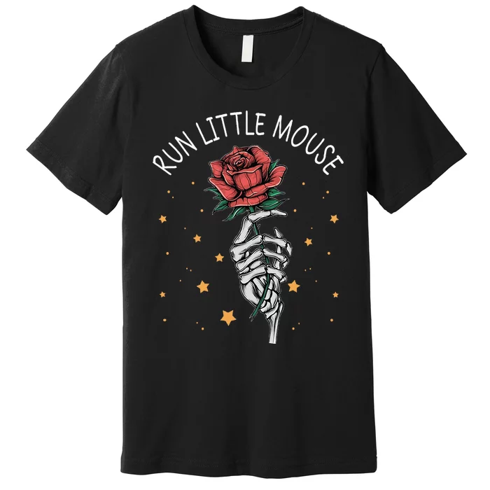 Run Little Mouse Book Lover Smut Reader Premium T-Shirt