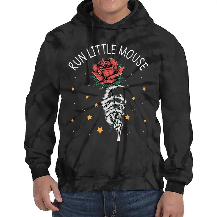 Run Little Mouse Book Lover Smut Reader Tie Dye Hoodie