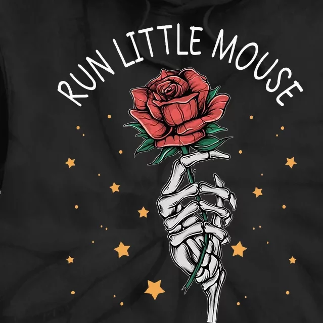 Run Little Mouse Book Lover Smut Reader Tie Dye Hoodie