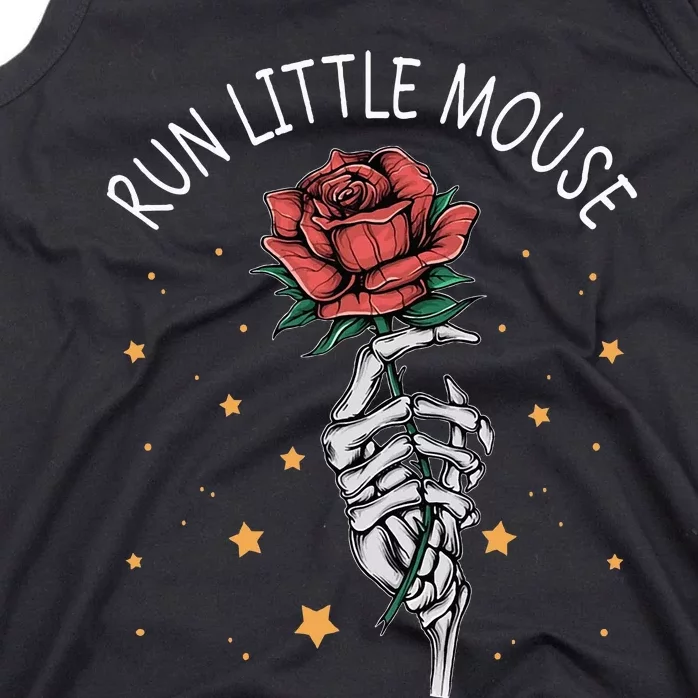 Run Little Mouse Book Lover Smut Reader Tank Top