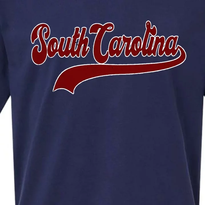 Retro Last Name Proud South Carolina Lovers Vintage Outfits Sueded Cloud Jersey T-Shirt