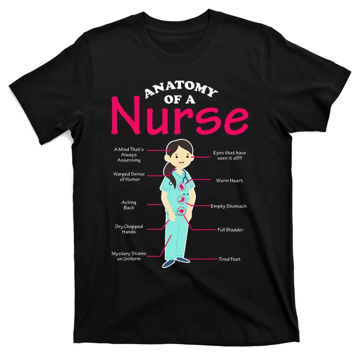 RN LVN Nurse Anatomy Scrub Cool Nursing Graduate Gift T Shirt