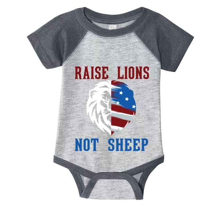 Raise Lions Not Sheep Infant Baby Jersey Bodysuit