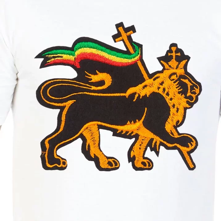 Rasta Lion Of Judah Pride Of Judaism Ethiopia And Christian Comfort Colors T-Shirt