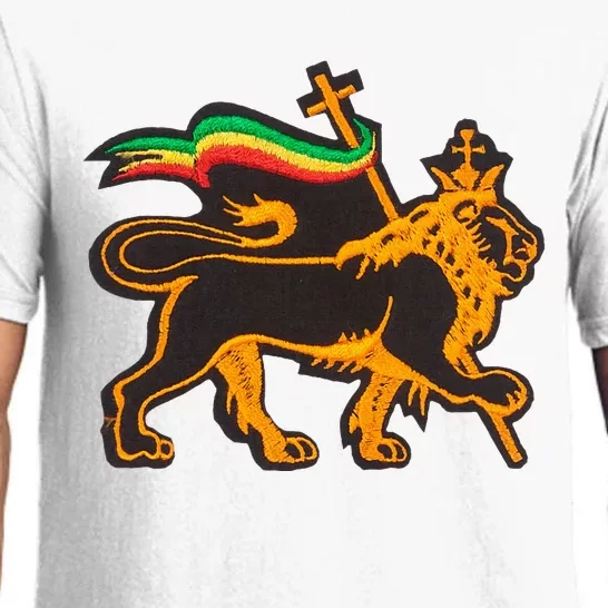 Rasta Lion Of Judah Pride Of Judaism Ethiopia And Christian Pajama Set