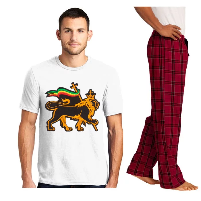 Rasta Lion Of Judah Pride Of Judaism Ethiopia And Christian Pajama Set