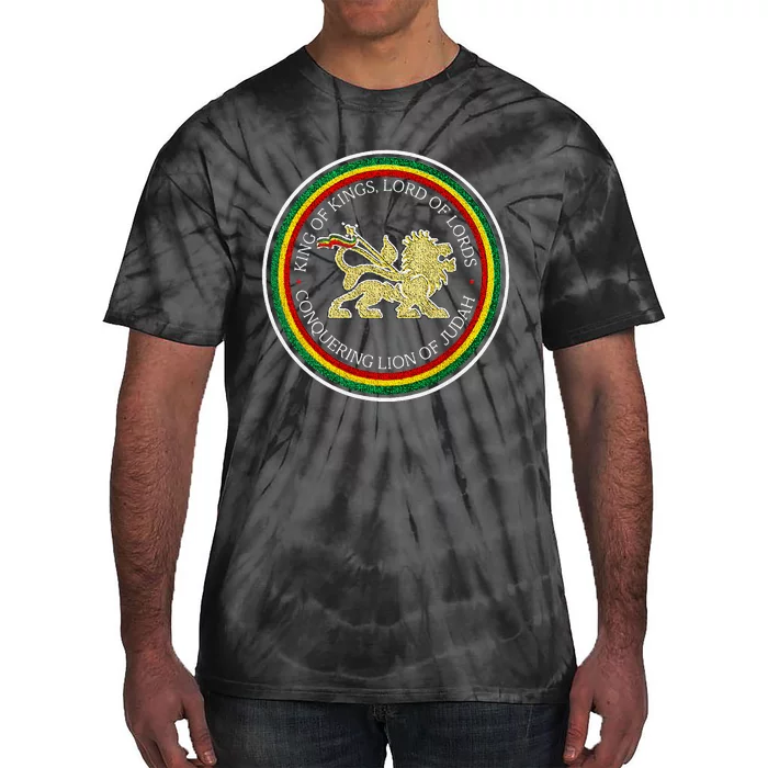 Rastafarian Lion Of Judah Rastafari Reggae Tie-Dye T-Shirt