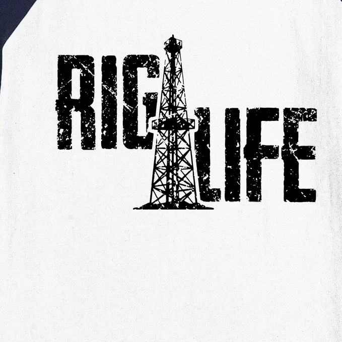 Rig Life Oilfield Baseball Sleeve Shirt