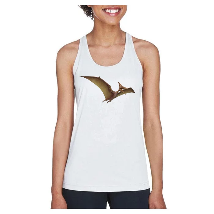 Really Like Pterodactyl Dinosaur Flying Reptile Women's Racerback Tank