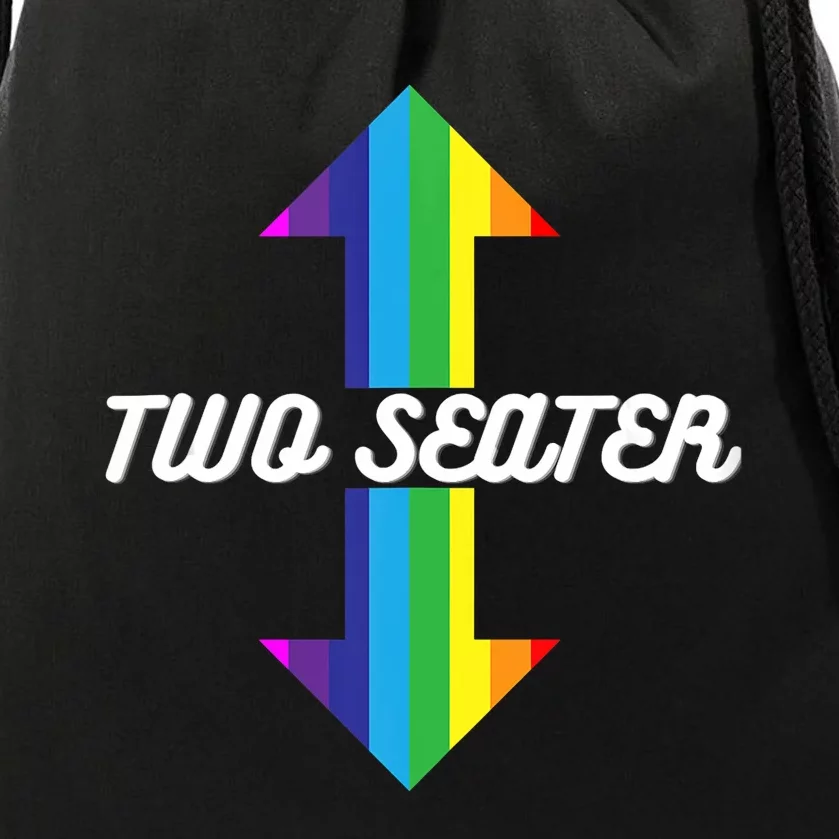 Rainbow Lgbt Pride Two Seater Drawstring Bag