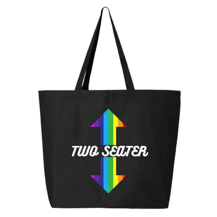 Rainbow Lgbt Pride Two Seater 25L Jumbo Tote