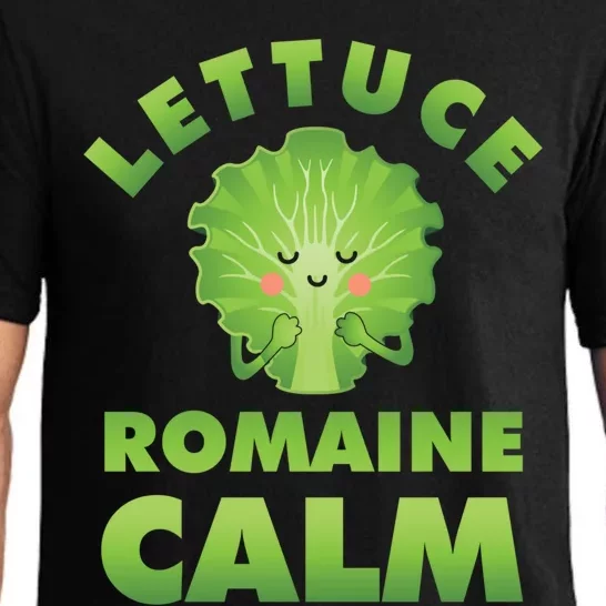 Romaine Lettuce Pun Vegan Vegetarian Gift Pajama Set