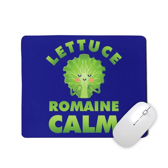 Romaine Lettuce Pun Vegan Vegetarian Gift Mousepad