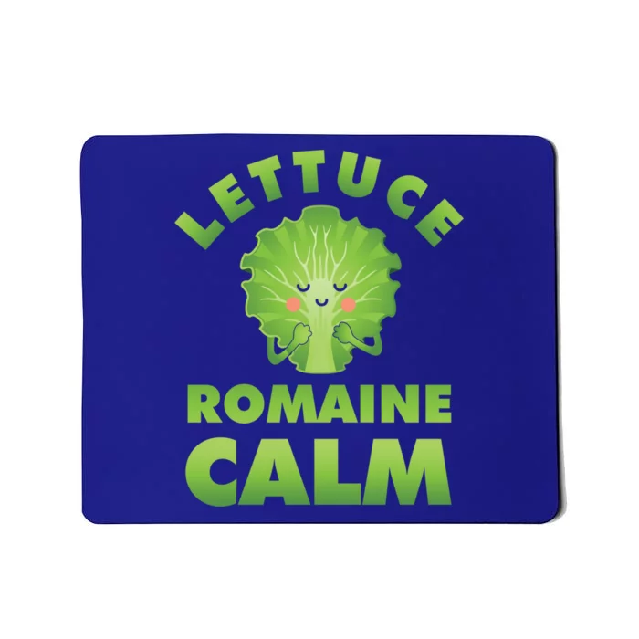 Romaine Lettuce Pun Vegan Vegetarian Gift Mousepad