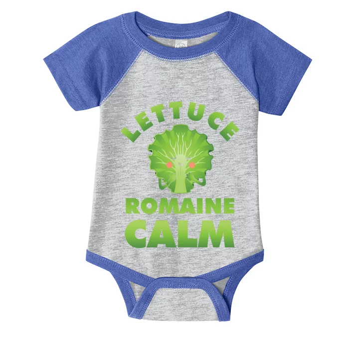 Romaine Lettuce Pun Vegan Vegetarian Gift Infant Baby Jersey Bodysuit