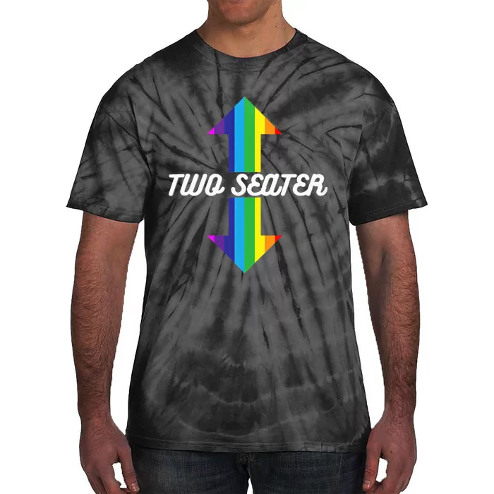 Rainbow Lgbt Pride Two Seater Tie-Dye T-Shirt