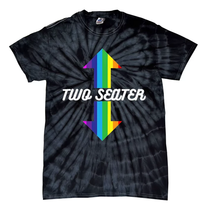 Rainbow Lgbt Pride Two Seater Tie-Dye T-Shirt