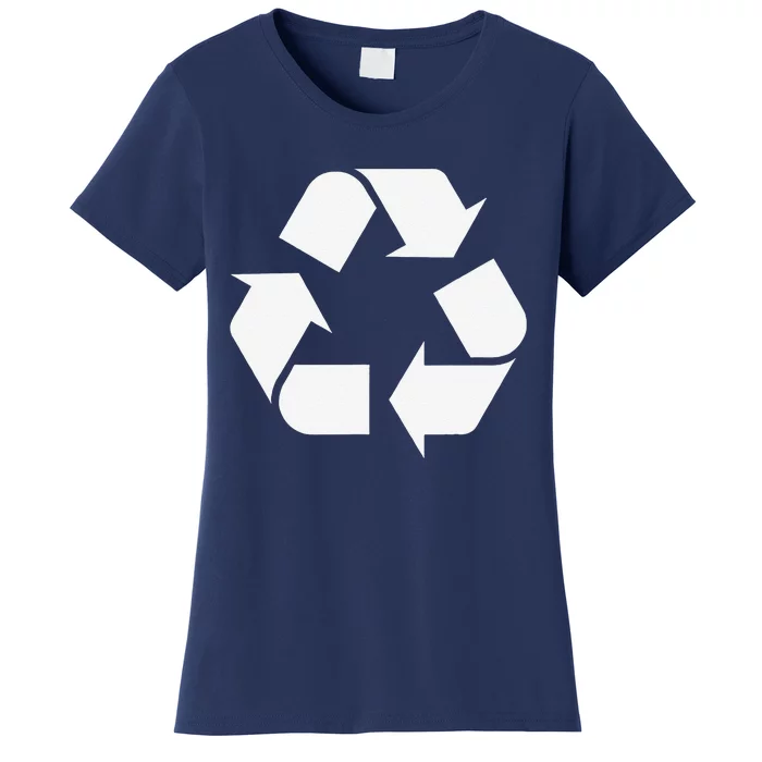 Recycling Logo Recycle Symbol Earth Day Women's T-Shirt