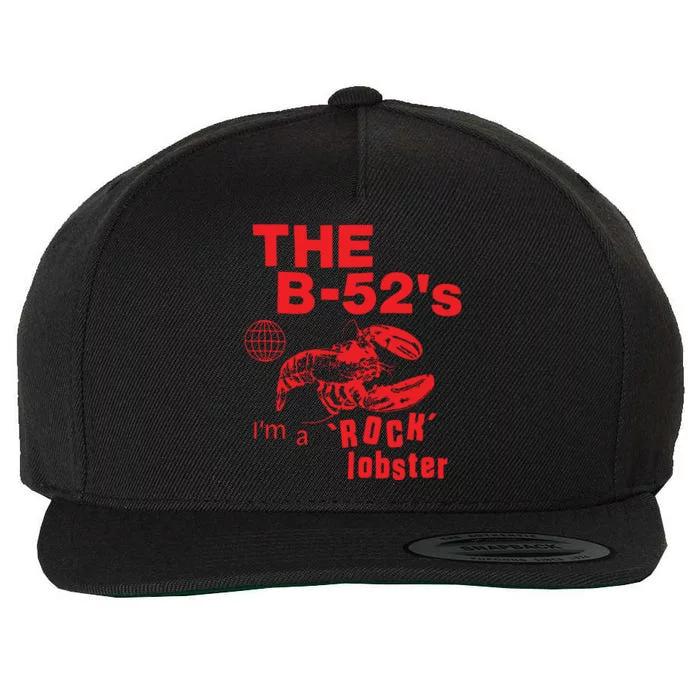 Rock Lobster Wool Snapback Cap