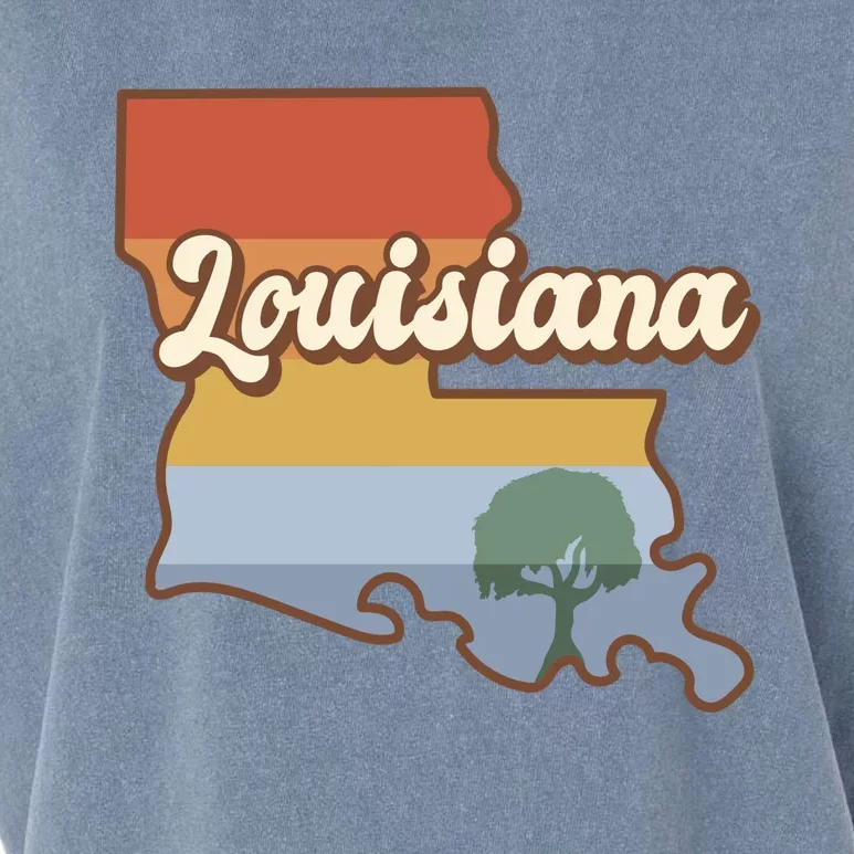 Retro Louisiana Garment-Dyed Women's Muscle Tee