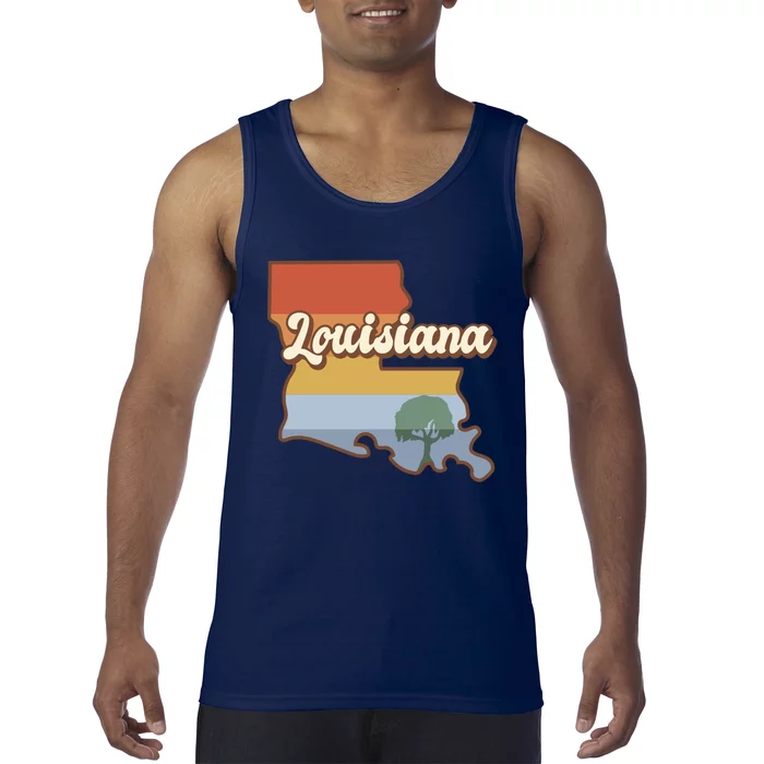 Retro Louisiana Tank Top