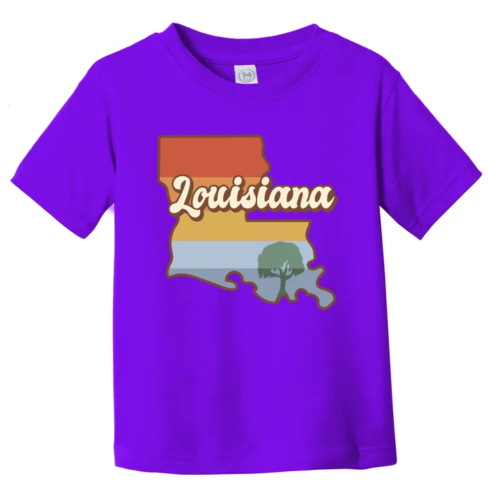 Retro Louisiana Toddler T-Shirt