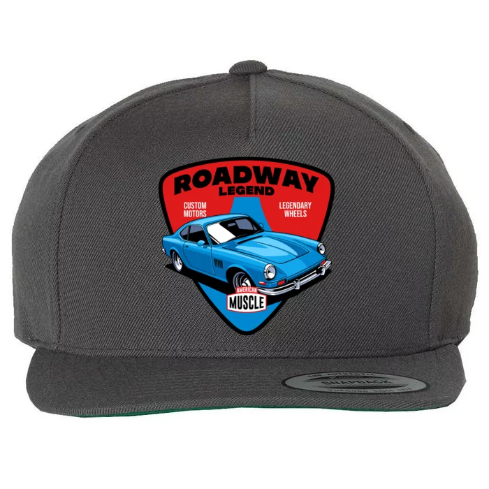 Roadway Legend Wool Snapback Cap