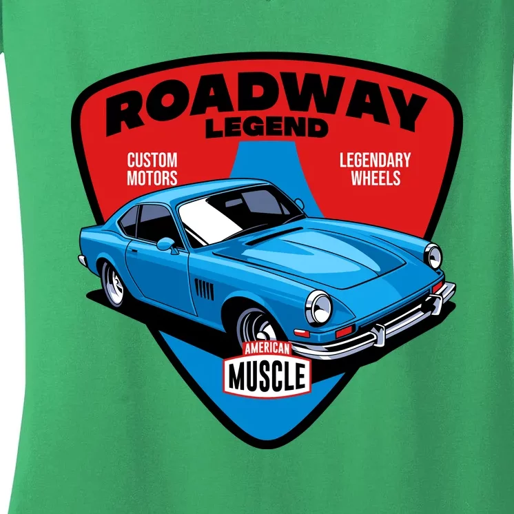 Roadway Legend Women's V-Neck T-Shirt