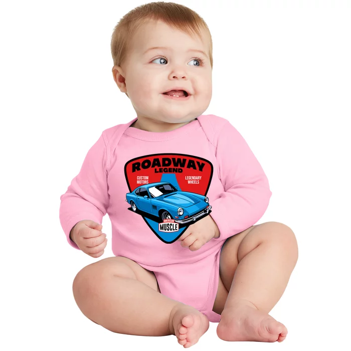 Roadway Legend Baby Long Sleeve Bodysuit