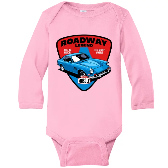 Roadway Legend Baby Long Sleeve Bodysuit