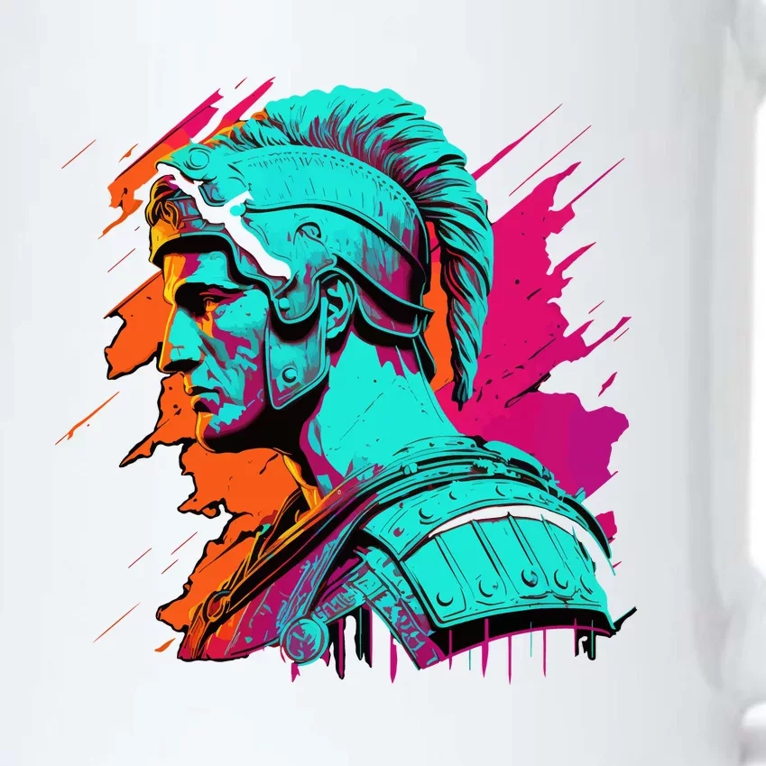 Roman Legionnaire Black Color Changing Mug