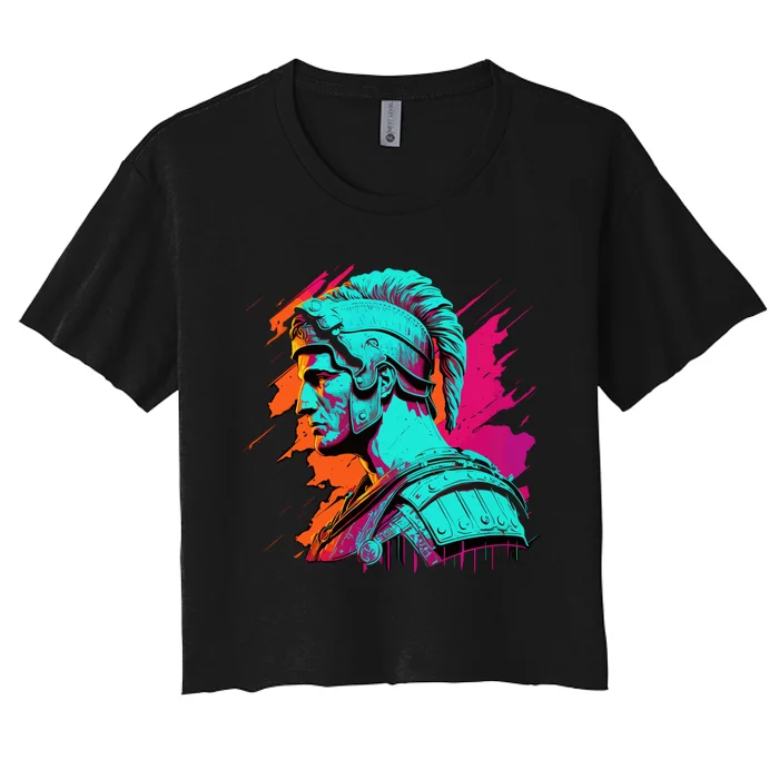 Roman Legionnaire Women's Crop Top Tee