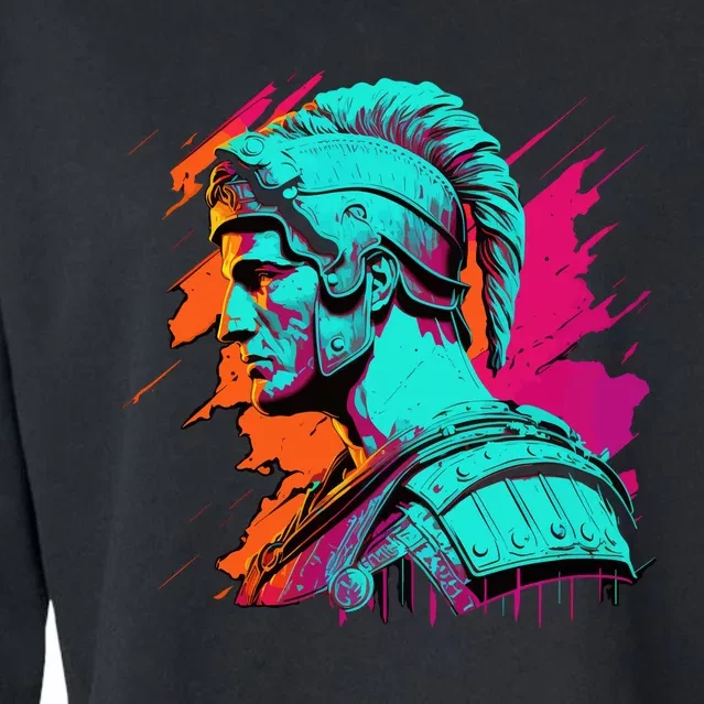 Roman Legionnaire Cropped Pullover Crew