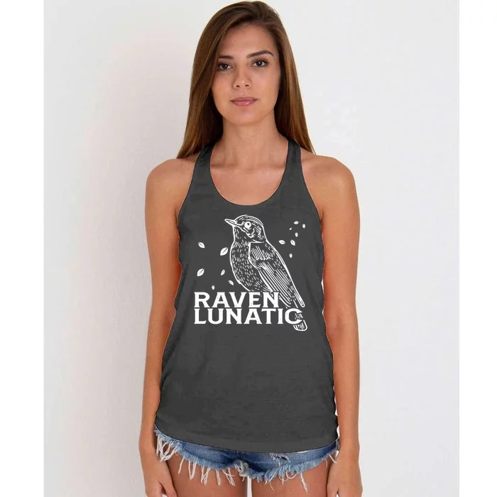 Raven Lunatic Women's Knotted Racerback Tank