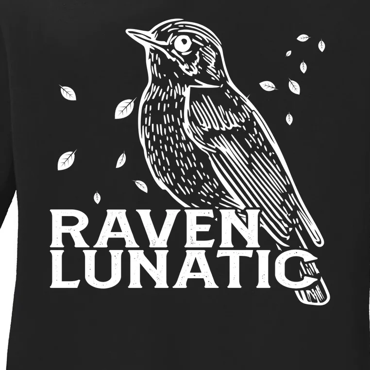 Raven Lunatic Ladies Long Sleeve Shirt