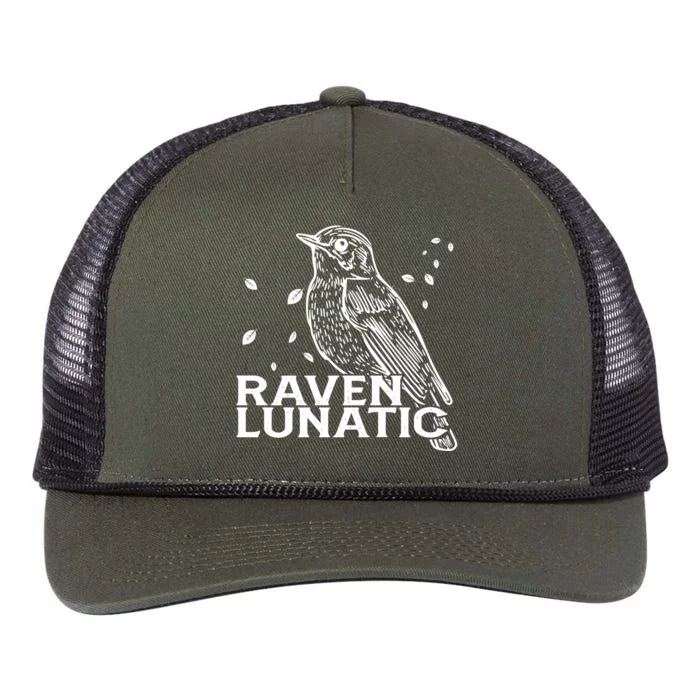 Raven Lunatic Retro Rope Trucker Hat Cap