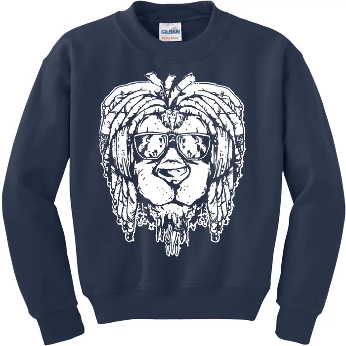 Rasta Lion Kids Sweatshirt