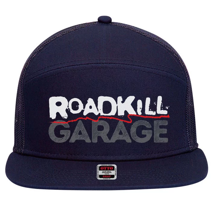 Roadkill Logo 7 Panel Mesh Trucker Snapback Hat