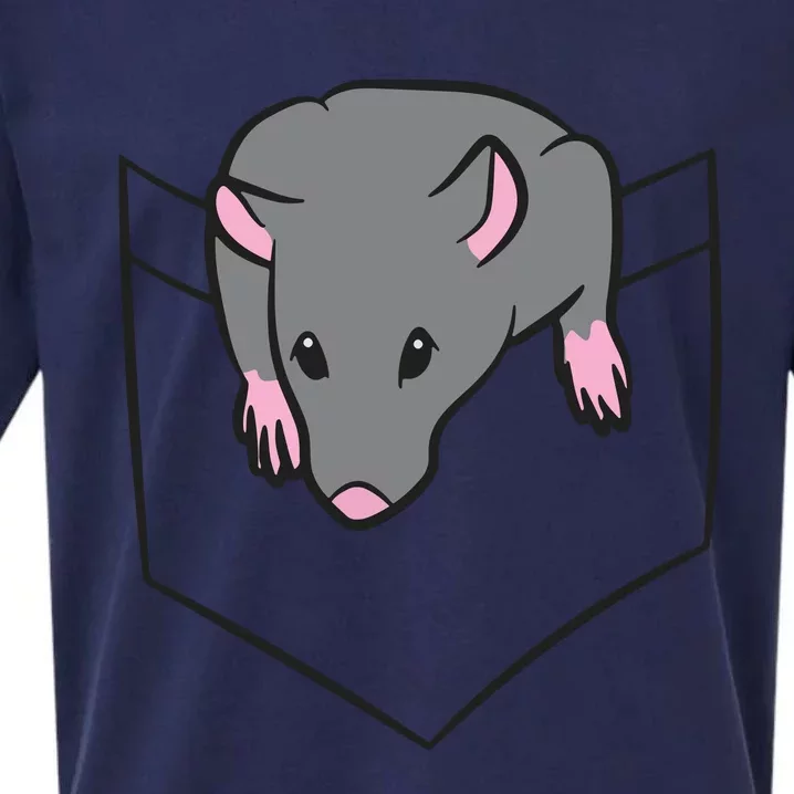 Rat Lover Rat In A Pocket Sueded Cloud Jersey T-Shirt