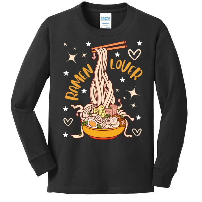 Ramen Lover Kids Long Sleeve Shirt