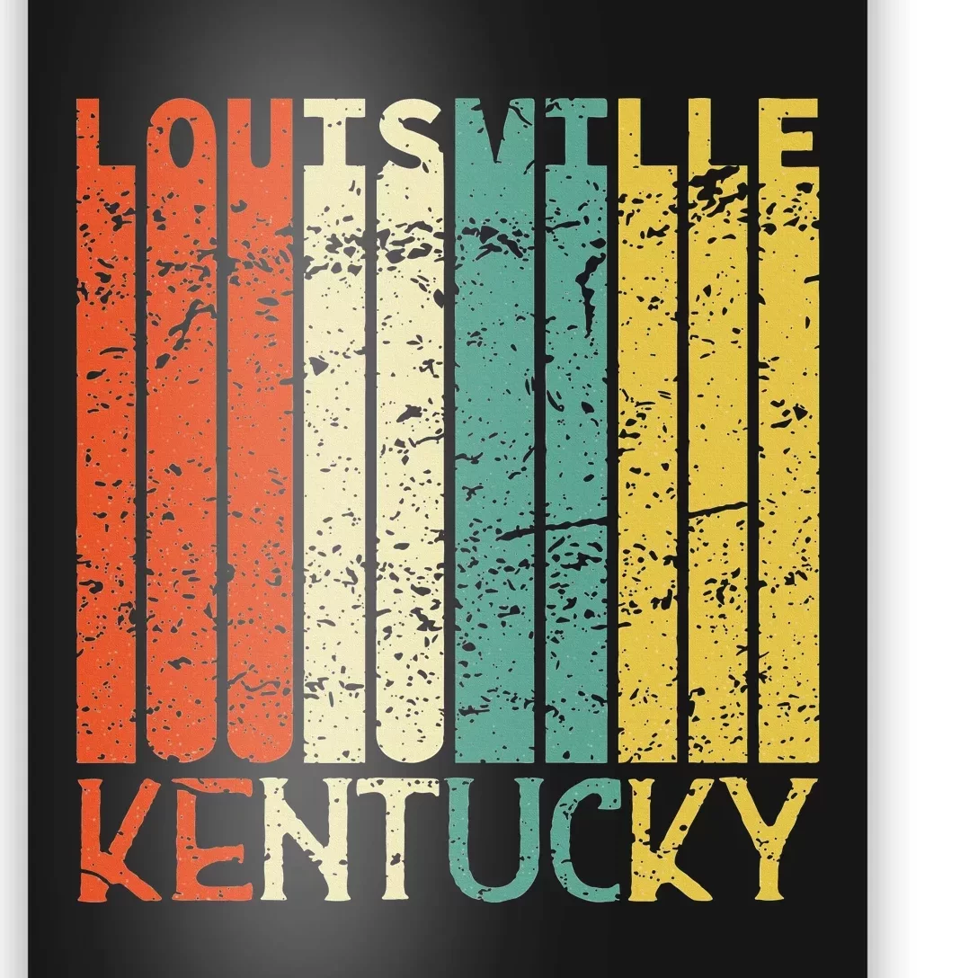 Retro Louisville Residents State Kentucky Poster