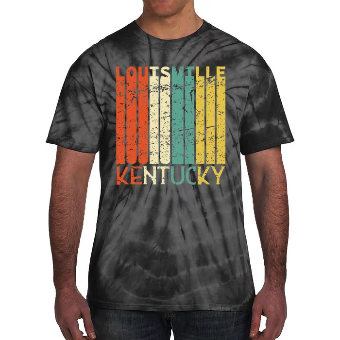 Retro Louisville Residents State Kentucky Tie-Dye T-Shirt