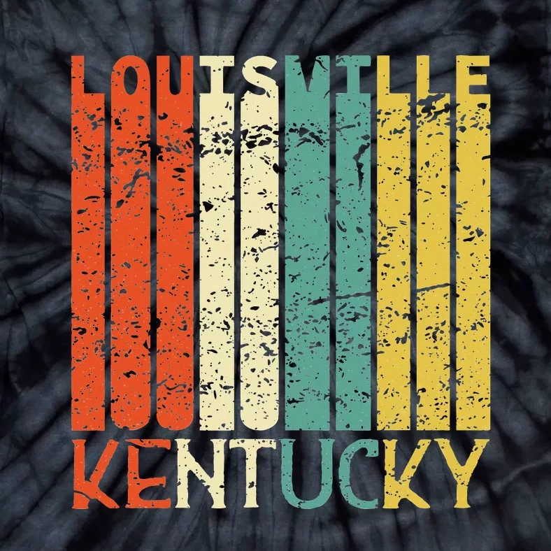 Retro Louisville Residents State Kentucky Tie-Dye T-Shirt