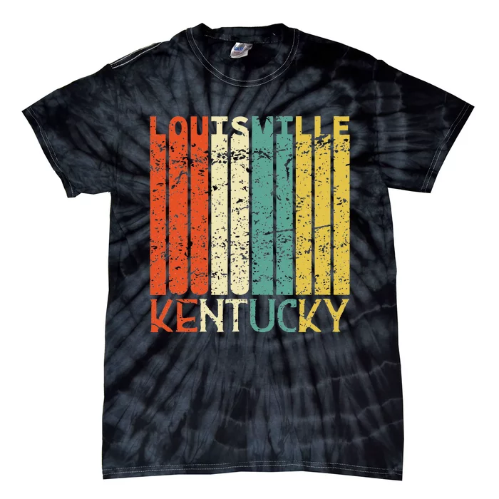 Retro Louisville Residents State Kentucky Tie-Dye T-Shirt