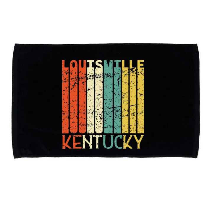 Retro Louisville Residents State Kentucky Microfiber Hand Towel