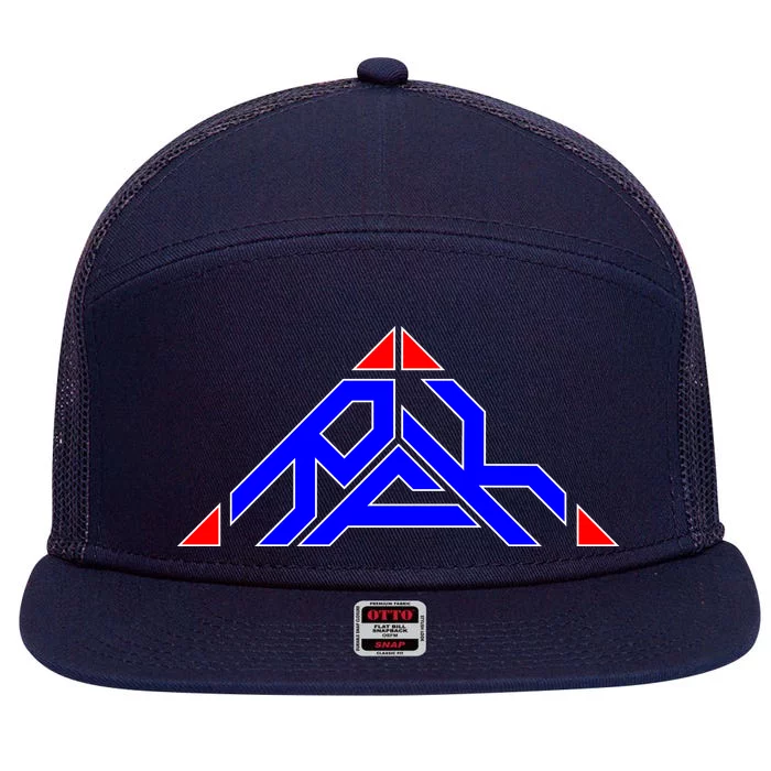 RFK Logo 7 Panel Mesh Trucker Snapback Hat